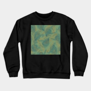 Peacock Feathers Crewneck Sweatshirt